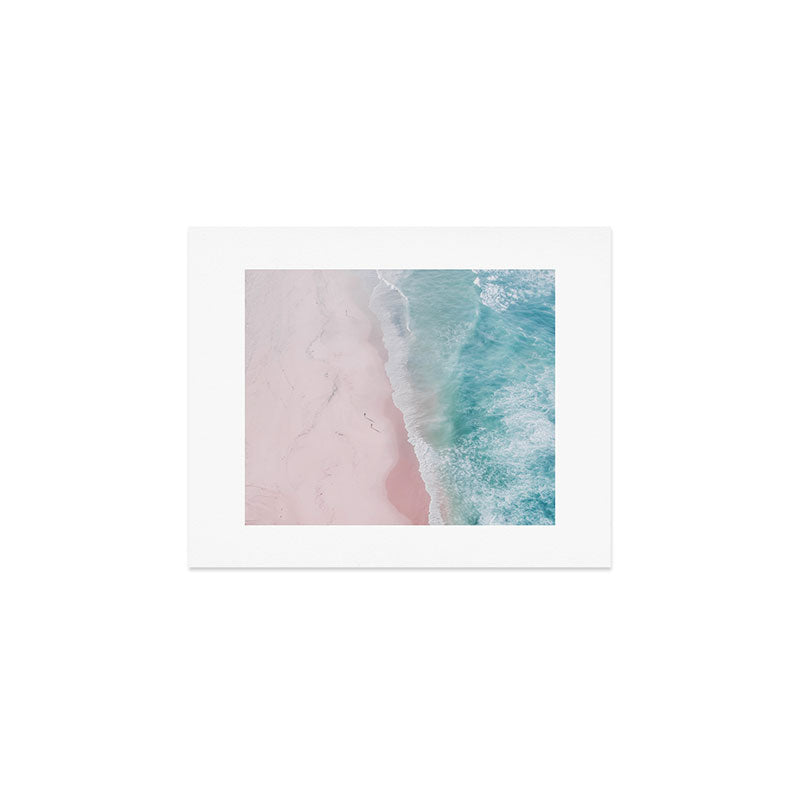 Ocean Walk - Aerial Beach photography by Ingrid Beddoes Art Print Gallery Image 1