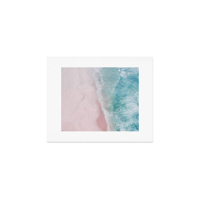 Ocean Walk - Aerial Beach photography by Ingrid Beddoes Art Print Gallery Image 1