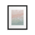 Ocean Walk II - Aerial Beach photography by Ingrid Beddoes Framed Art Print Gallery Image 5