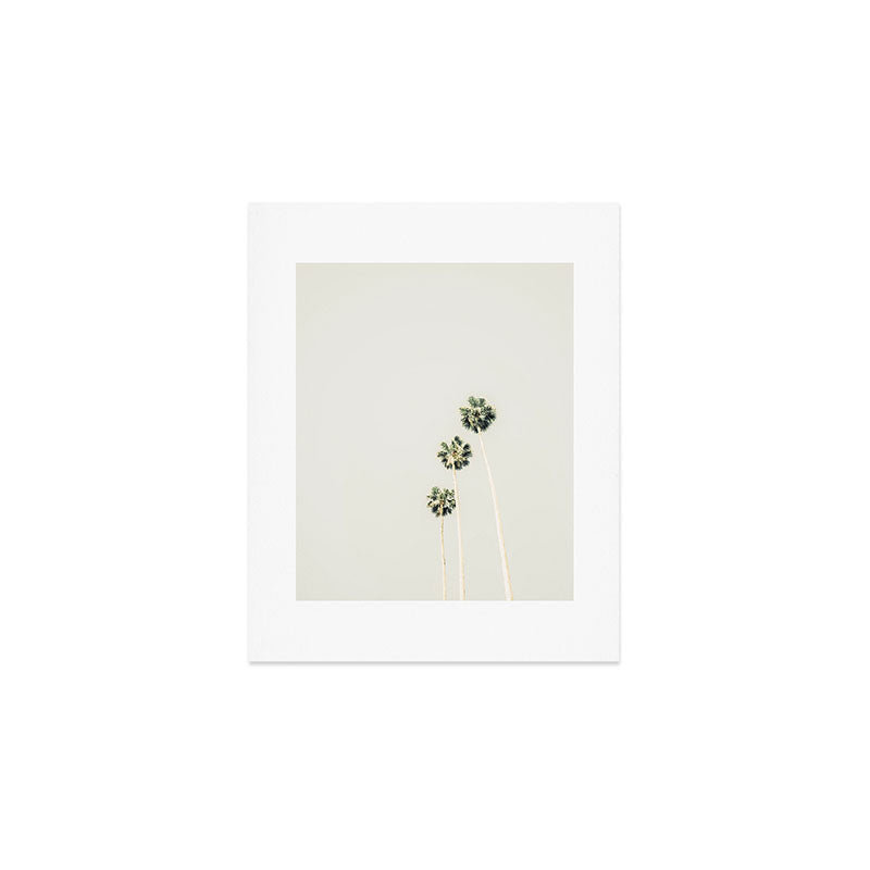 Palm Trees - Minimalist Palm Springs California Travel Photography Art Print Gallery Image 1