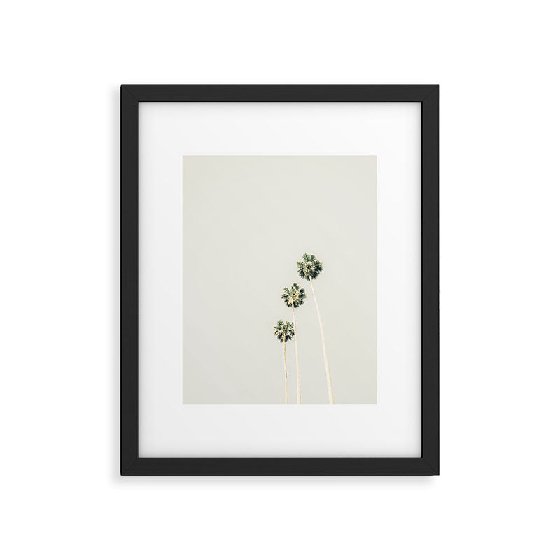 Palm Trees - Minimalist Palm Springs California Travel Photography Framed Art Print Gallery Image 4