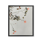Pink Wild Roses - Minimal Flower Photography by Ingrid Beddoes Framed Canvas Print Gallery Image 6