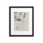 Pink Wild Roses - Minimal Flower Photography by Ingrid Beddoes Framed Art Print Gallery Image 5