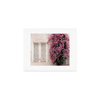 Pretty Window - Bougainvillea Flowers - Minimalist Portugal Travel Photography By Ingrid Beddoes Art Print Gallery Image 1