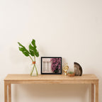 Pretty Window - Bougainvillea Flowers - Minimalist Portugal Travel Photography By Ingrid Beddoes Framed Canvas Print Gallery Image 4