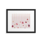 Strawflowers - Pink Flowers by Ingrid Beddoes Framed Art Print Gallery Image 4