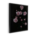 Velvet Rose Pink - Elegant Rose Flower photography by Ingrid Beddoes Framed Canvas Print Gallery Image 2