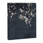 White Blossom Flowers on Blue Texture - Tree - Elegant Floral - Nature photography Canvas Print Gallery Image 6