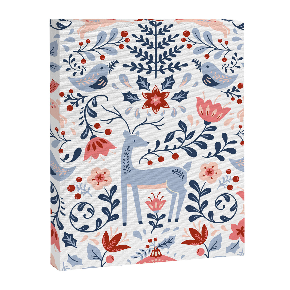 Folk Art Christmas Canvas Print Gallery Image 8