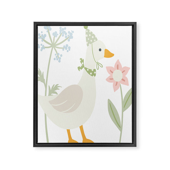 Little Goose Framed Canvas Print Gallery Image 1