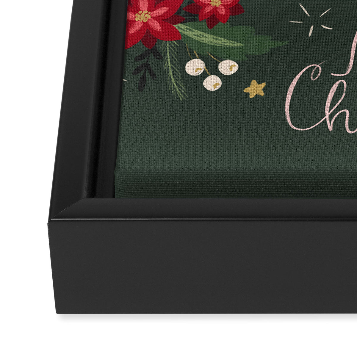 Merry Christmas Framed Canvas Print Gallery Image 3