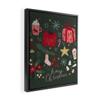 Merry Christmas Framed Canvas Print Gallery Image 2