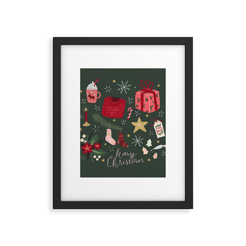 Merry Christmas Framed Art Print Gallery Image 6