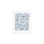 Watercolor florals in blue Art Print Gallery Image 1