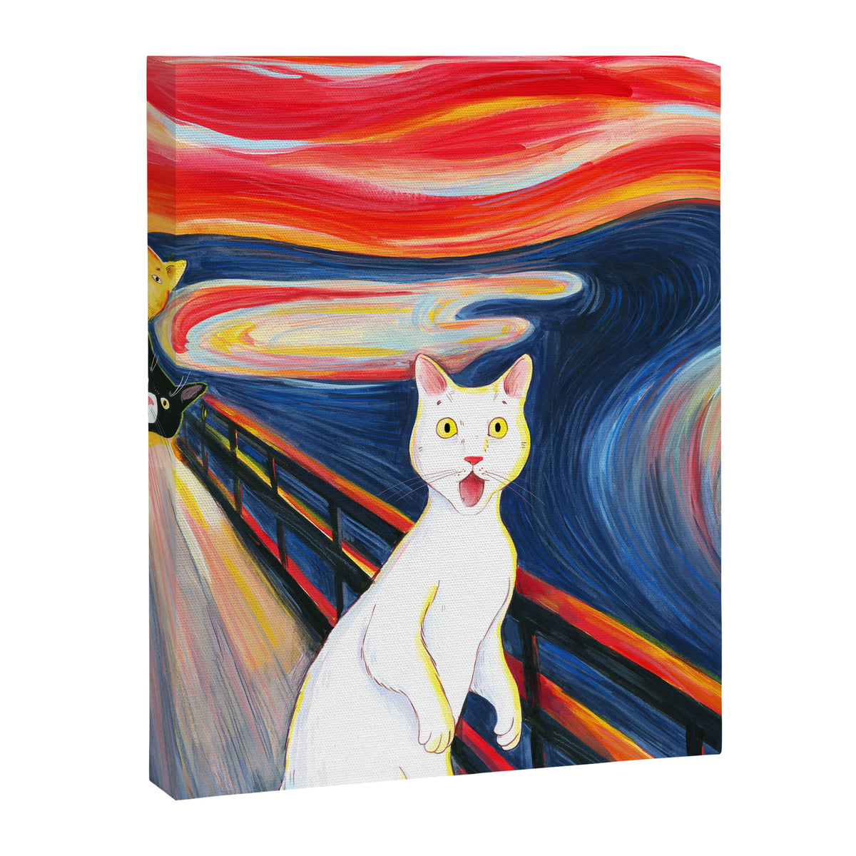 Cat surprise Canvas Print Gallery Image 6
