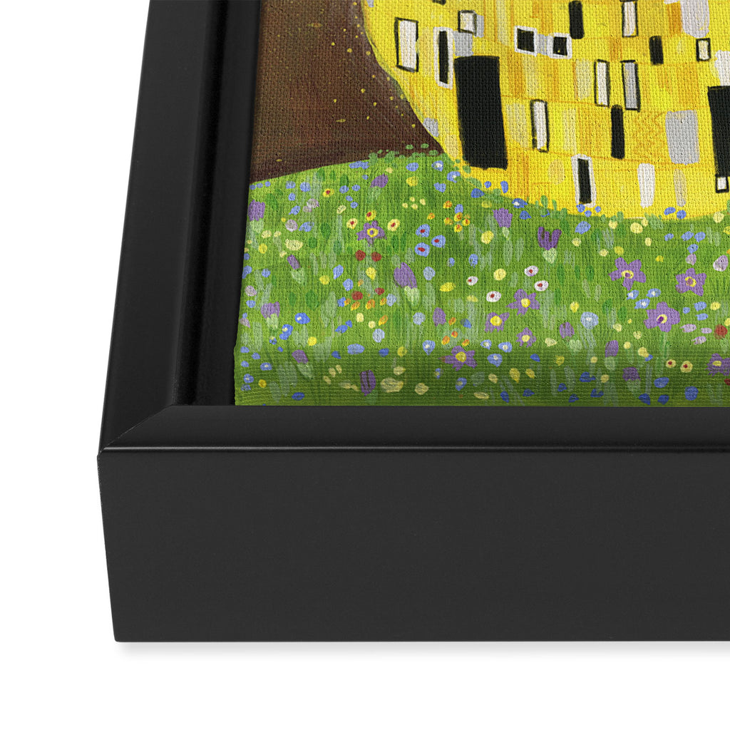 The kiss Framed Canvas Print Gallery Image 3