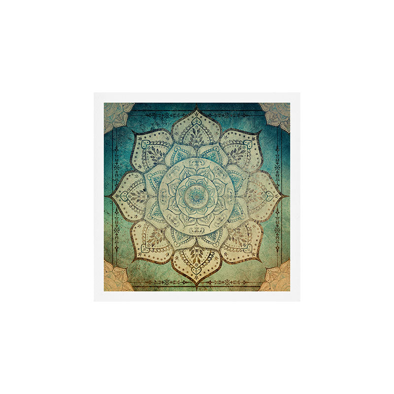 Faded Bohemian Mandala Art Print Gallery Image 1
