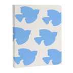 Blue Birds Flying - Painting Canvas Print Gallery Image 6