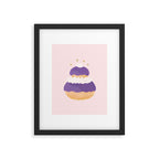 Blueberry Religieuse French Cake Framed Art Print Gallery Image 5