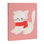 Fluffy Kitten - Pink Canvas Print Gallery Image 6
