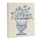 Garden Pot Antique Vase - Blue Canvas Print Gallery Image 6