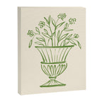 Garden Pot Antique Vase - Green Canvas Print Gallery Image 6