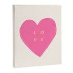 Heart Love Pink - Typography Canvas Print Gallery Image 6