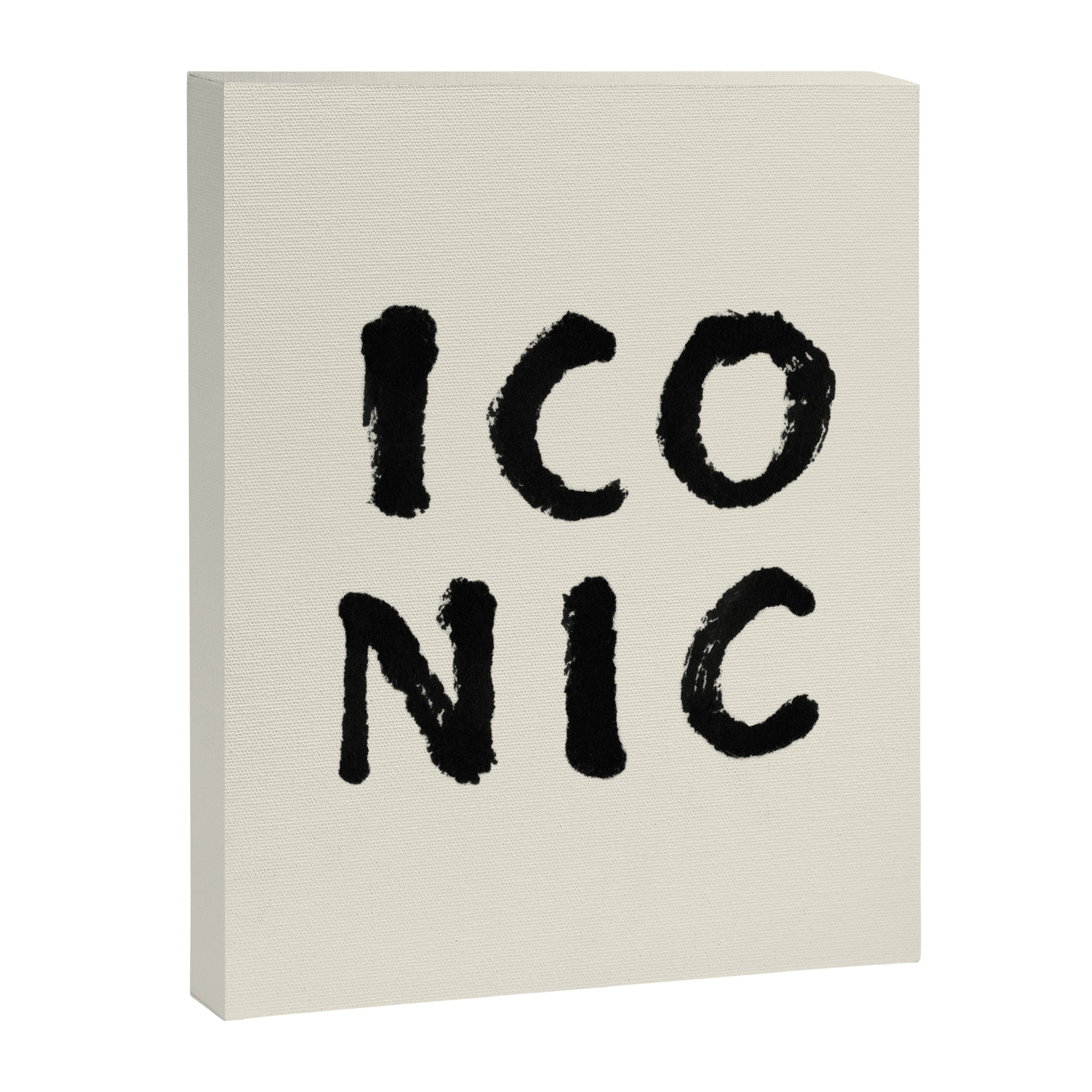 Iconic - Typography Canvas Print Gallery Image 6