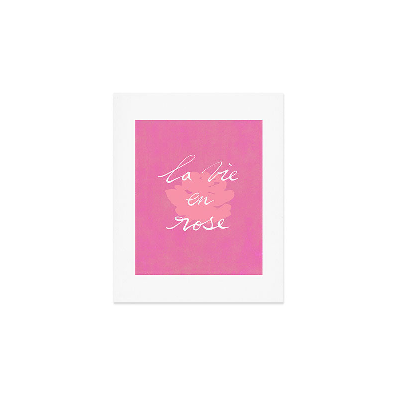 La Vie en Rose Art Print Gallery Image 1