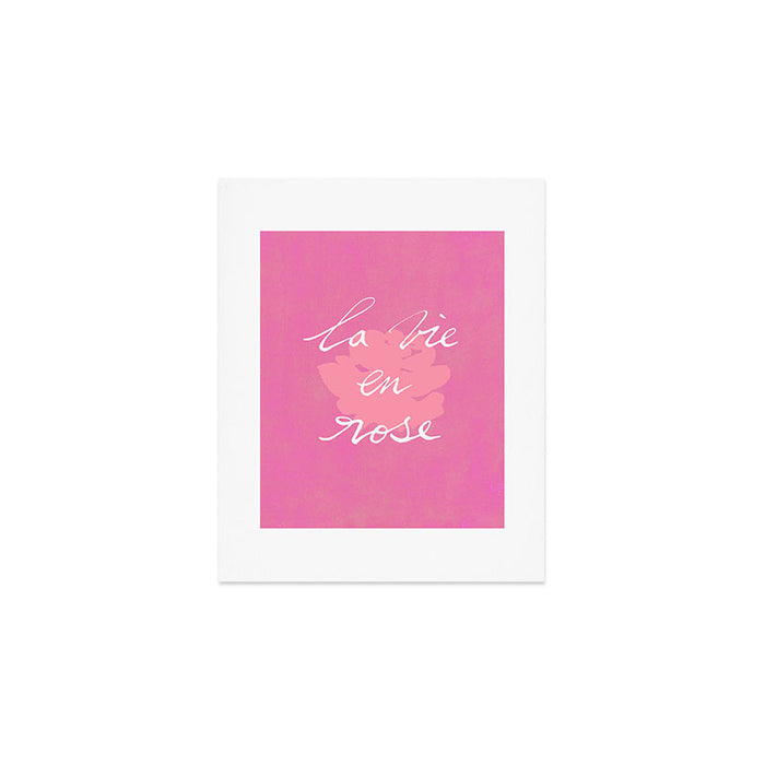 La Vie en Rose Art Print Gallery Image 1