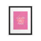 La Vie en Rose Framed Art Print Gallery Image 5