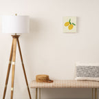 Lemon Watercolor Illustration  Canvas Print Gallery Image 2