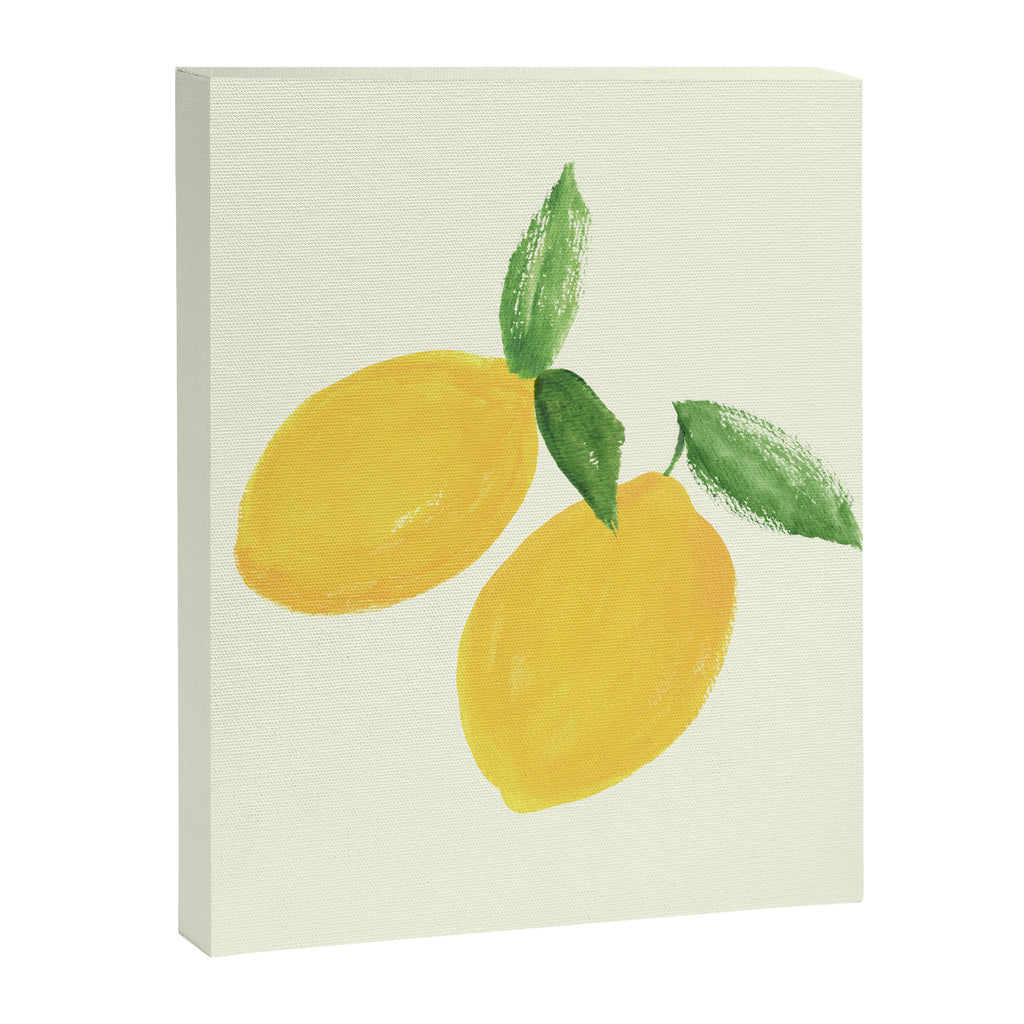 Lemon Watercolor Illustration  Canvas Print Gallery Image 6