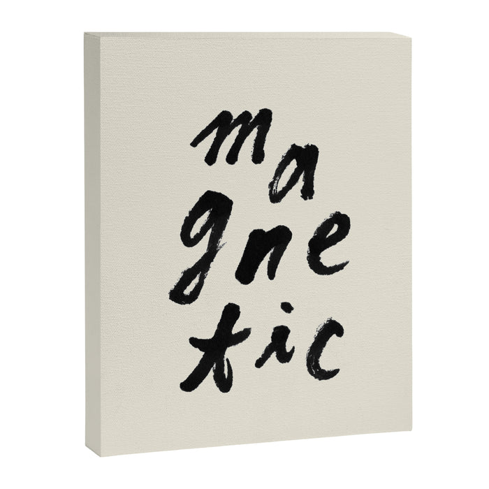 Magnetic - Typography Canvas Print Gallery Image 1