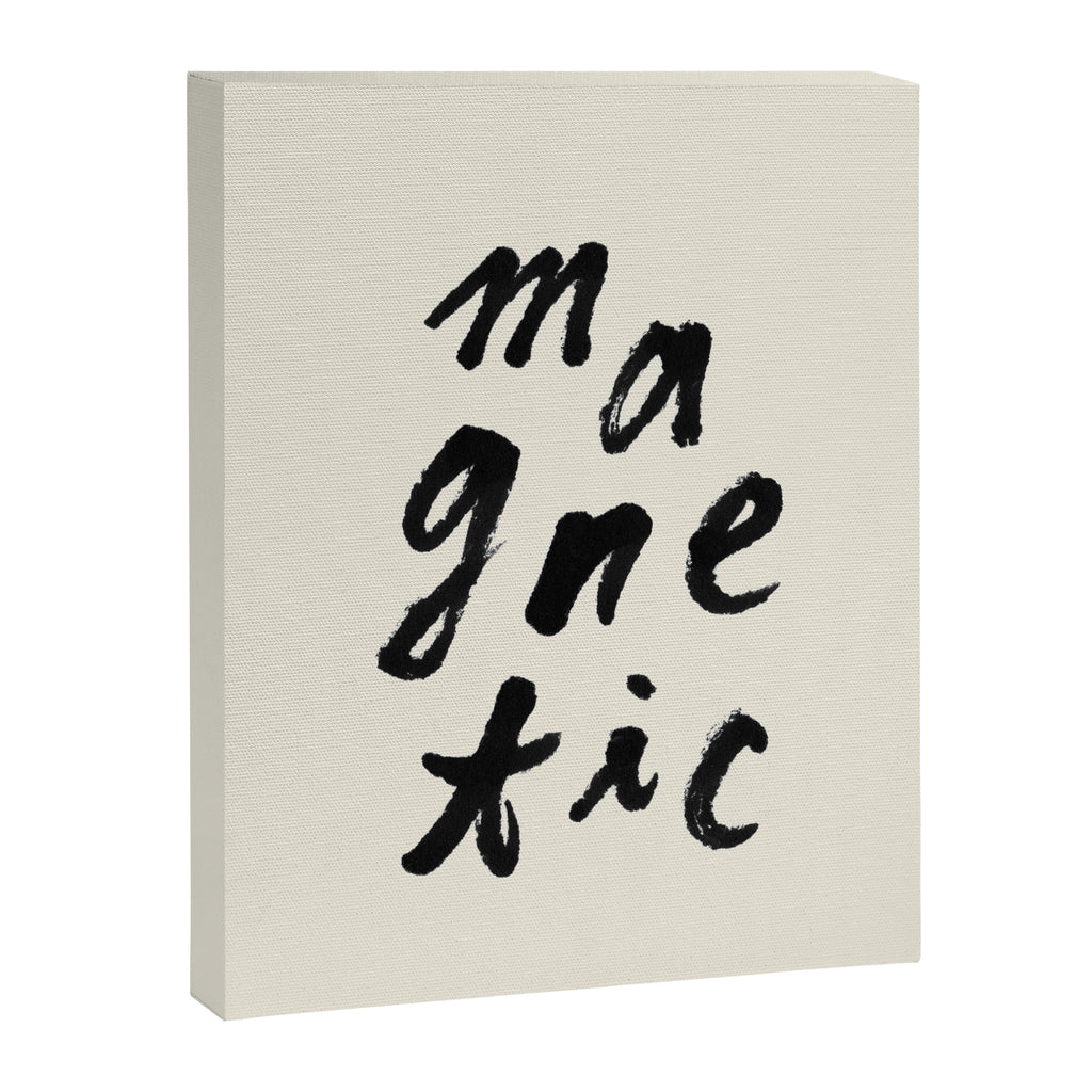 Magnetic - Typography Canvas Print Gallery Image 6