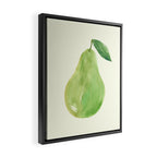 Pear Watercolor Illustration Framed Canvas Print Gallery Image 2