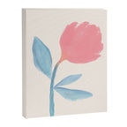 Peony Flower Gouache Illustration  Canvas Print Gallery Image 6