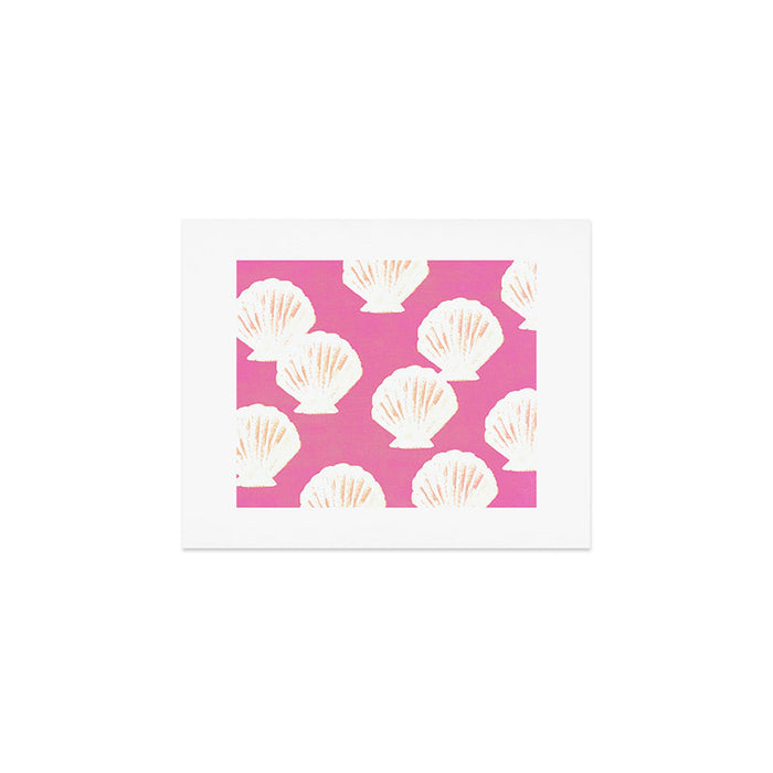 Pink Shells Pattern Art Print Gallery Image 1