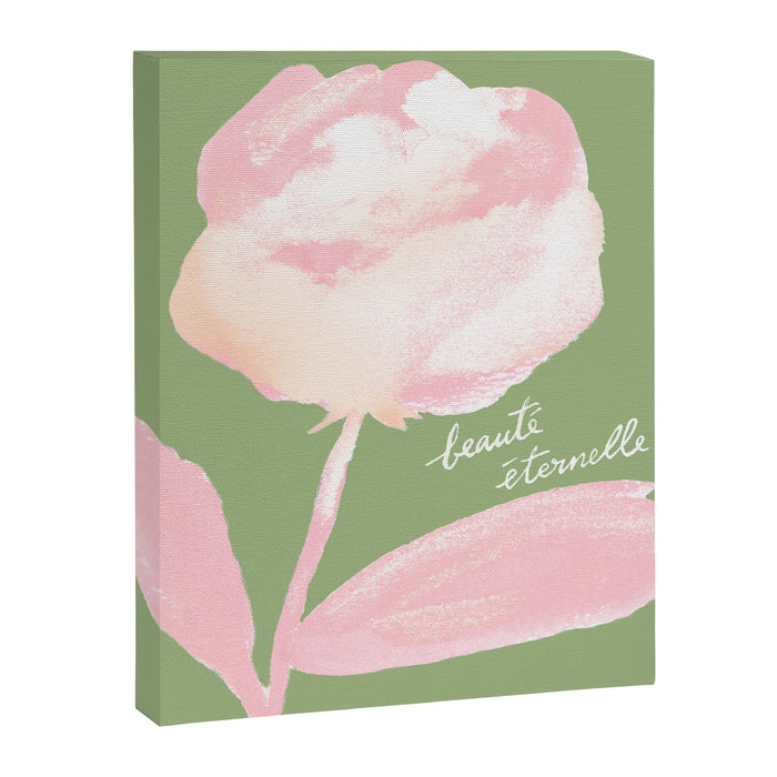 Rose Painting - Beauté Eternelle French  Canvas Print Gallery Image 1