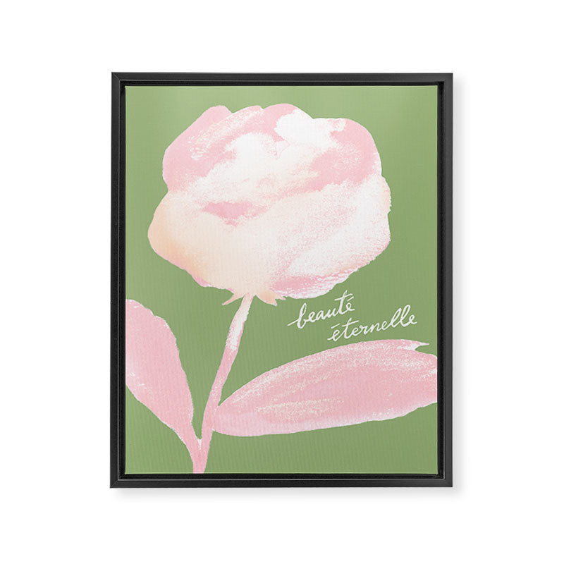 Rose Painting - Beauté Eternelle French  Framed Canvas Print Gallery Image 6