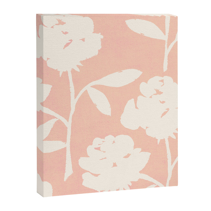 Roses Pattern - Blush Pink Canvas Print Gallery Image 1