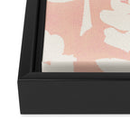 Roses Pattern - Blush Pink Framed Canvas Print Gallery Image 3