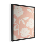 Roses Pattern - Blush Pink Framed Canvas Print Gallery Image 2