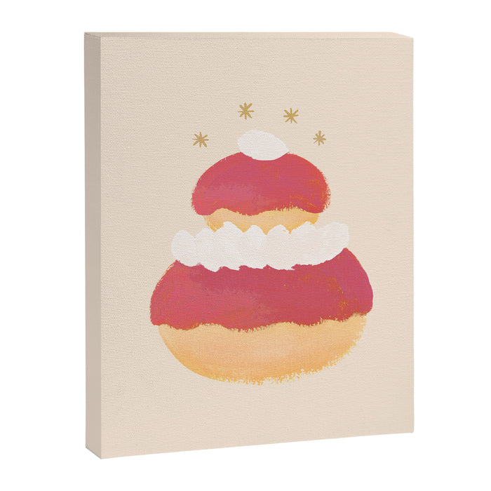 Strawberry Religieuse French Cake Canvas Print Gallery Image 1