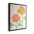 Yellow Roses - Gouache Botanical Painting Framed Canvas Print Gallery Image 2