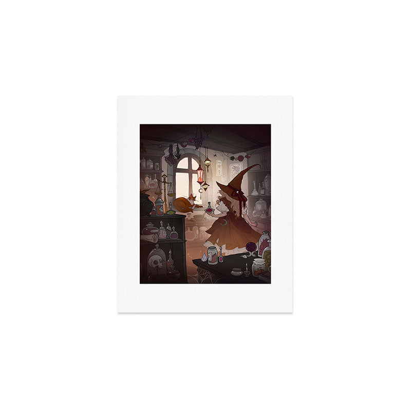 Apothecary Witch Art Print Gallery Image 1