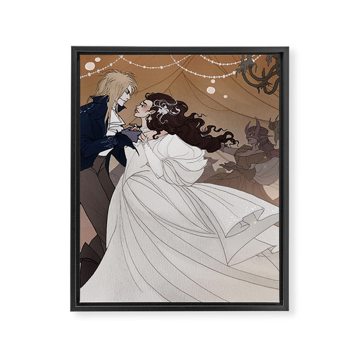 Labyrinth Framed Canvas Print Gallery Image 1