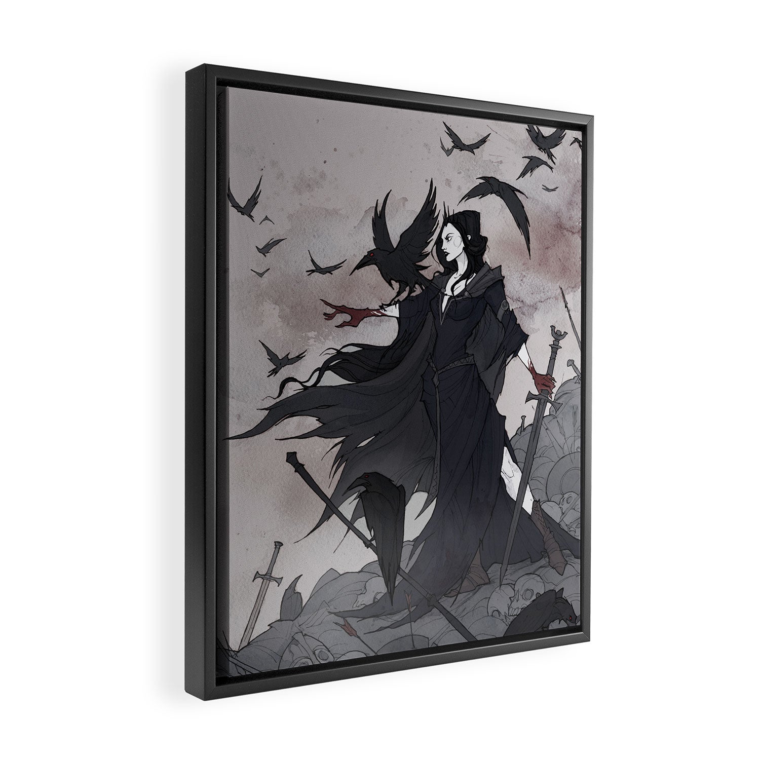 Morrigan Framed Canvas Print Gallery Image 2