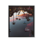 Rodeo Drive Framed Canvas Print Gallery Image 6