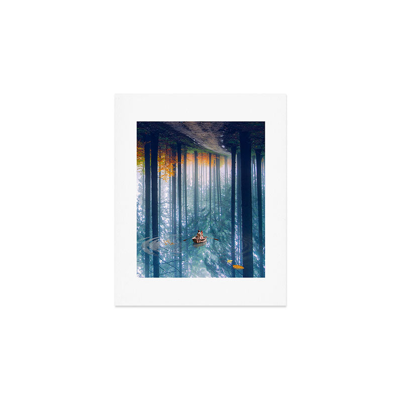The upside of falling down Art Print Gallery Image 1